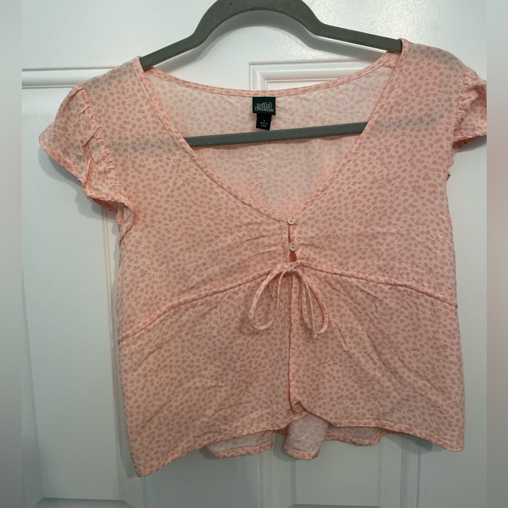 Wild Fable Pink Floral Blouse